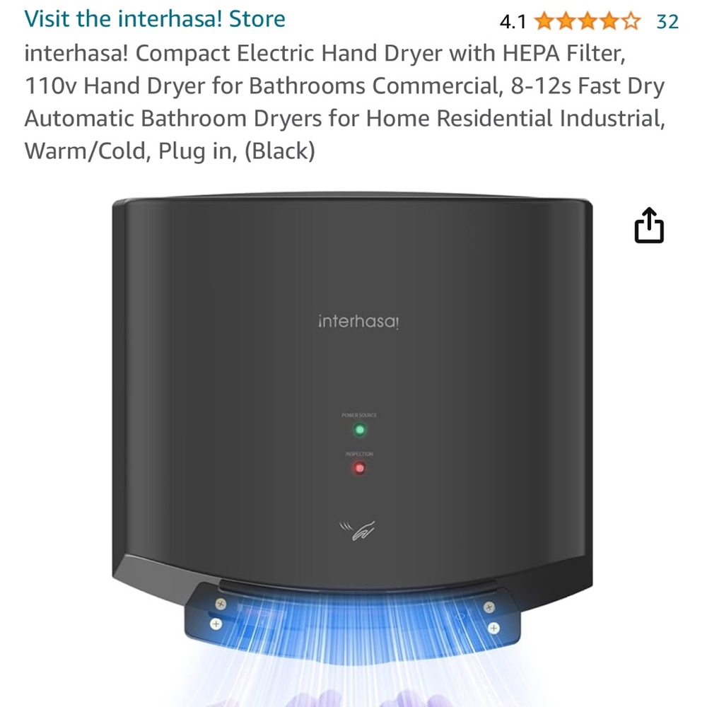 Hand DRYER- NIB- NEVER USED